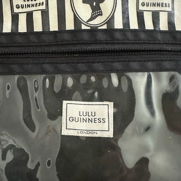 Lulu Guinness toliet/makeup travel bag organizer - Picture 3 of 6